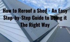 How to reroof a shed - ELR Plumbing